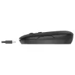 Souris sans fil PUCK ultra-plate rechargeable noire photo du produit