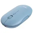 Souris sans fil PUCK ultra-plate rechargeable bleue photo du produit