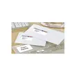 100 Planches de 24 étiquettes blanches multi-usages - 70x37mm - AVERY photo du produit