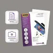 100 Pochettes de plastification SuperQuick brillantes - A4 - 80 microns - Fellowes photo du produit