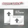 100 Pochettes de plastification SuperQuick brillantes - A4 - 125 microns - Fellowes photo du produit