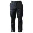 Pantalon multipoche noir homme taille 70 photo du produit