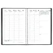 Agenda semainier - 16x24 cm - Ao&ucirc;t &agrave; ao&ucirc;t - Noir - QUO VADIS photo du produit
