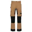 Pantalon de travail homme - Taille 48 - Camel et noir photo du produit