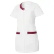 Tunique m&eacute;dicale manches courtes f valentine hasson&ndash;blanc bordeaux&ndash;t.4 photo du produit
