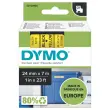 Ruban D1 DYMO S0720980 - 7 m x 24 mm - Texte noir sur fond jaune photo du produit