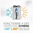 Pile Ultimate Lithium 6LR61 - 9Volts - ENERGIZER photo du produit