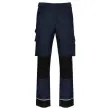 Pantalon de travail performance recycl&eacute; homme navy  / black taille 38 photo du produit