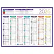 25 Calendriers banque Couleurs 14 mois - 42x32 cm - Janvier à décembre photo du produit