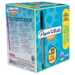 100 Stylos bille Inkjoy 100 CAP PAPER MATE - Pack éco - Noirs photo du produit