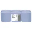 6 Rouleaux d'essuie-mains bleu - Papernet photo du produit
