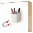 Pot &agrave; crayons magn&eacute;tique - Beige - CEP photo du produit