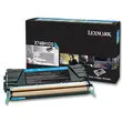 Toner LEXMARK cyan HC X748H1CG photo du produit