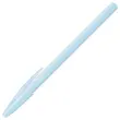 5 Stylos billes Cristal - Pointe moyenne 0,6mm - Coloris pastels - BIC photo du produit