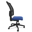 Siège de bureau synchrone Taktik - Gris bleu dossier résille photo du produit