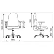 Si&egrave;ge de bureau ergonomique noir Bizzi photo du produit