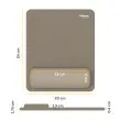 Tapis de souris repose-poignet Breyta - Sable - Fellowes photo du produit