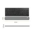 Repose-poignets clavier Breyta - Gris - Fellowes photo du produit