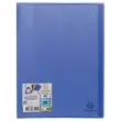 Prot&egrave;ge-documents plastique recycl&eacute; - 40 vues - Bleu - Exacompta photo du produit