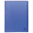 Prot&egrave;ge-documents plastique recycl&eacute; - 60 vues - Bleu - Exacompta photo du produit