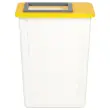 Cadre couvercle pour collecteurs "recyclage" 60L et 80L - Jaune photo du produit
