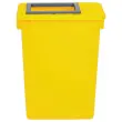 Cadre couvercle pour collecteurs "recyclage" 60L et 80L - Jaune photo du produit