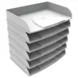 Corbeille à courrier horizontale Autentik - Blanc - Exacompta photo du produit