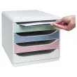 Module de classement Big Box - 4 tiroirs - Exacompta photo du produit