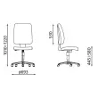Siège de bureau synchrone Taktik - Nowy Styl photo du produit