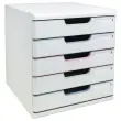 Module de classement Modulo - 5 tiroirs - Couleurs assorties - Exacompta photo du produit
