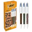Stylo-bille 4 couleurs - Motif léopard - BIC photo du produit