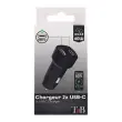 Chargeur de voiture - 2 x USB-C - T'NB photo du produit