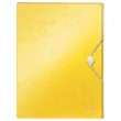 Boîte de classement plastique WOW - Jaune - Leitz photo du produit