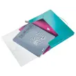 Boîte de classement plastique WOW - Turquoise - Leitz photo du produit