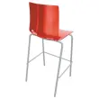Tabouret haut Fondo hocker - Polypropylène - Rouge photo du produit