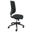 Si&egrave;ge de bureau synchrone ATILA tissu noir avec glissi&egrave;re d'assise mont&eacute; photo du produit