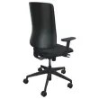 Si&egrave;ge de bureau synchrone ATILA tissu noir avec glissi&egrave;re d'assise et accotoirs 1D  mont&eacute; photo du produit