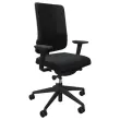 Si&egrave;ge de bureau ergonomique synchrone ATILA tissu noir accotoirs 4D mont&eacute; photo du produit