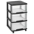 Tour de rangement - 3 X 20 L - Avec roues - Curver photo du produit