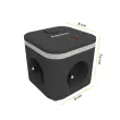 Multiprise Power Cube - Noir - Fellowes photo du produit