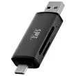 Lecteur Cartes 3 ports USB 3.0 - Aluminium - T'NB photo du produit