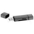 Lecteur Cartes 3 ports USB 3.0 - Aluminium - T'NB photo du produit
