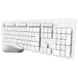 Pack Clavier + Souris Ambidextre & Silencieux - Sans fil - Blanc - Trust photo du produit