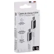 C&acirc;ble 100W 2m USB-C/USB-C - Tress&eacute; - Blanc - T'NB photo du produit