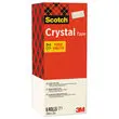 8 Rouleaux adhésifs transparents Crystal 600 - 33m x 19 mm - 3M SCOTCH photo du produit