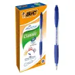 12 Stylos bille Atlantis Soft - Bleu + 1 surligneur jaune offert - BIC photo du produit