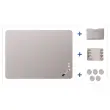 Tableau en Verre Tremp&eacute; Mat 90x120 + Kit - Legamaster photo du produit