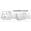 Chargeur Gan Pliable - Charge Rapide 3 ports - T'NB photo du produit