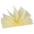 Bloc z-notes adhésives 75 x 75 mm 100 feuilles jaune photo du produit