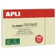 Bloc notes adh&eacute;sives 50 x 75 mm 100 feuilles jaune photo du produit